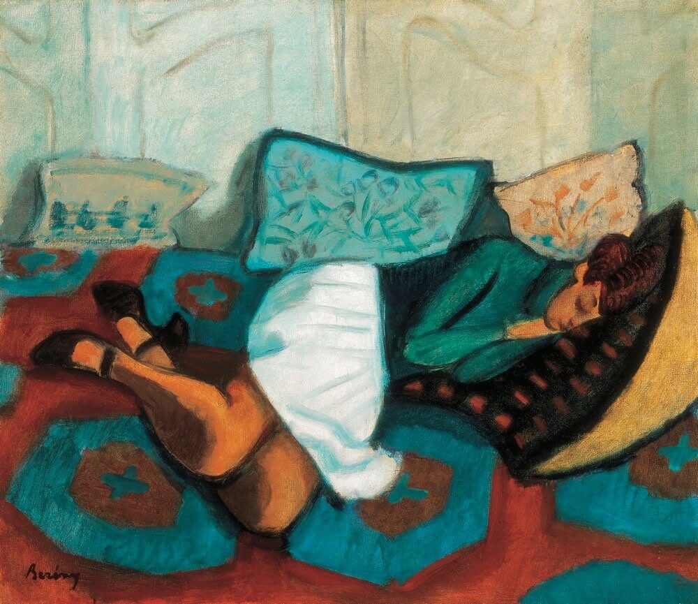 Berény Róbert: Alvó nő