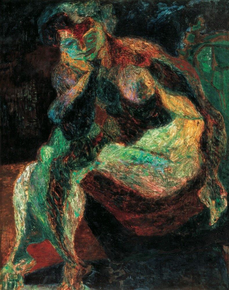 Bán Béla: Ülő akt