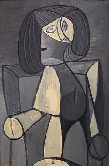 Pablo Picasso: Nő szürkében, pablo-ruiz-picasso.net 