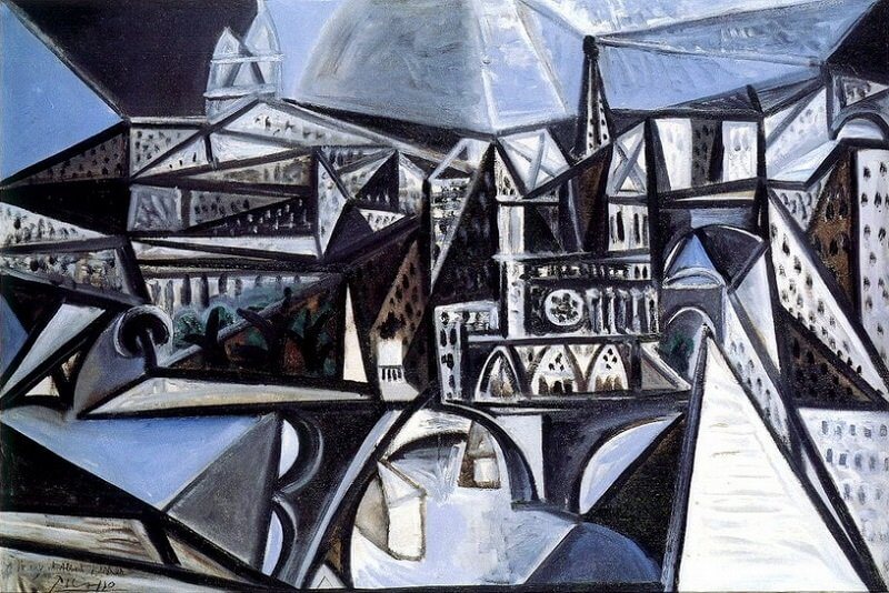 Pablo Picasso: A párizsi Notre-Dame látképe, pablo-ruiz-picasso.net 