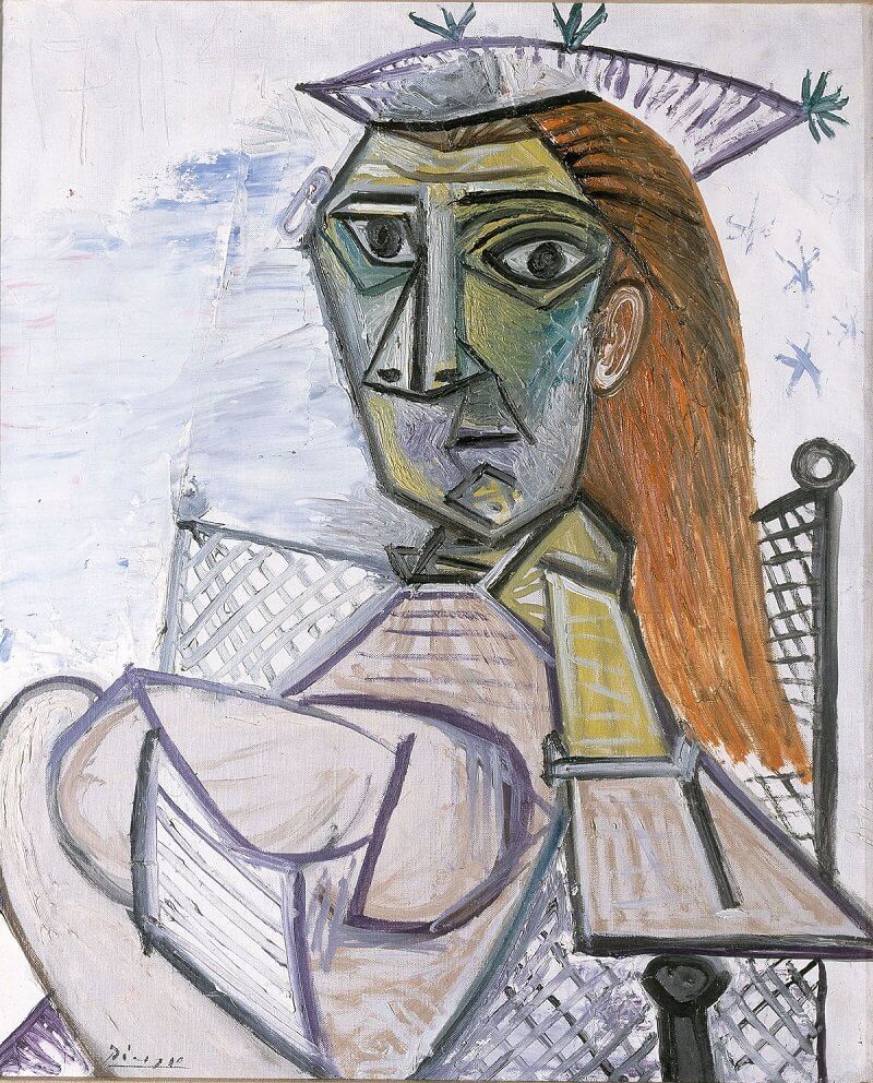 Pablo Picasso: Nő karosszékben, bloomberg.com 