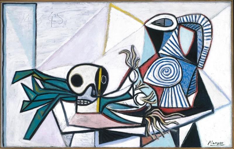 Pablo Picasso: Csendélet póréhagymával és kancsóval, tate.org.uk 