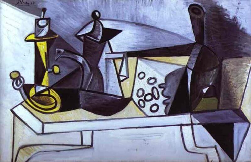 Pablo Picasso: Csendélet sajttal, pablo-ruiz-picasso.net 