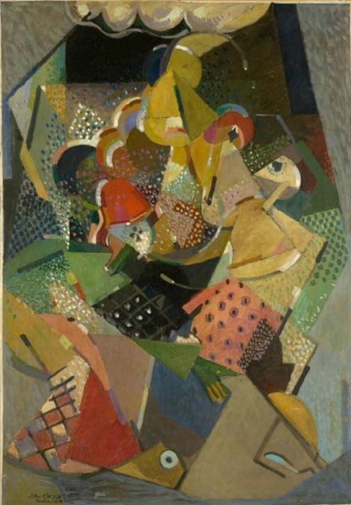 Albert Gleizes: Légtornászok, wikiart.org 