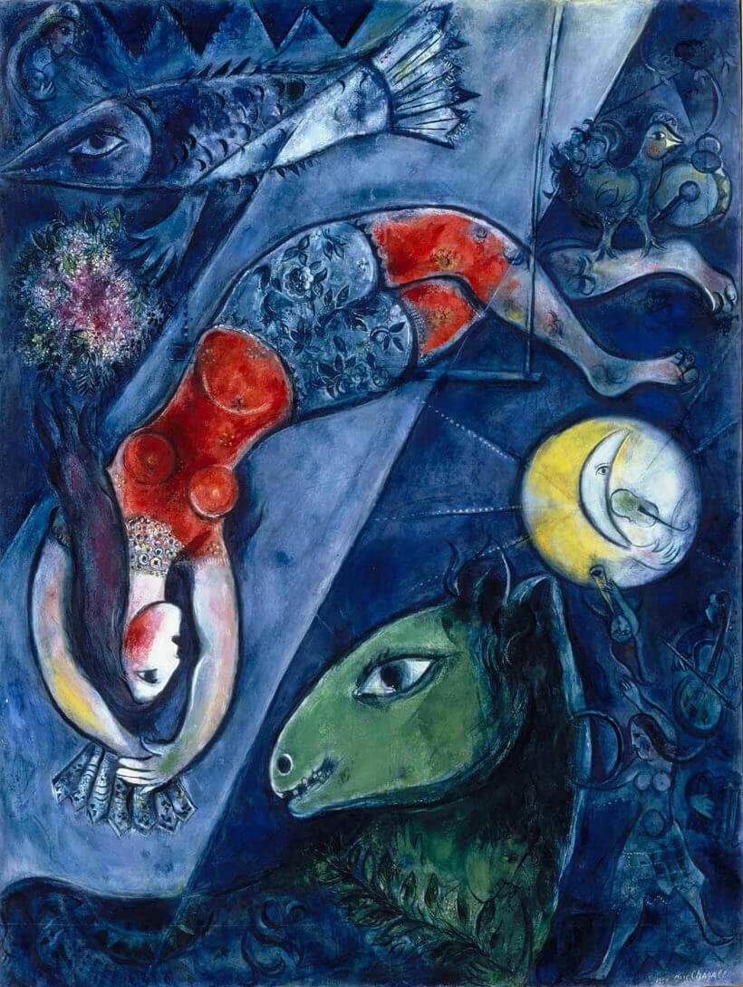 MARC CHAGALL: KÉK CIRKUSZ