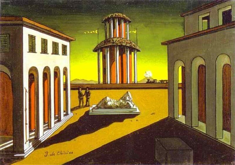 Giorgio De Chirico: Olasz piazza 