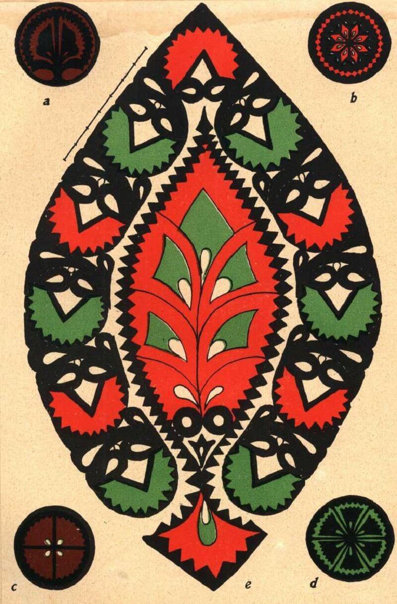 Applikált dísz és csücskök, Nagyszalonta 