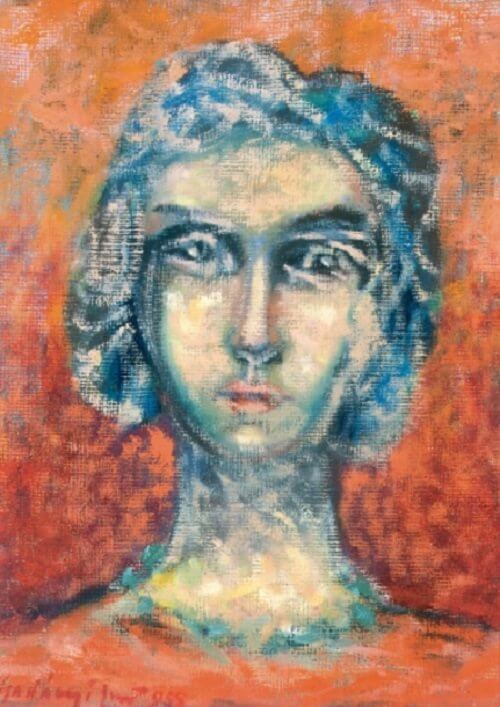 Gadányi Jenő: Női portré, viragjuditgaleria.hu 