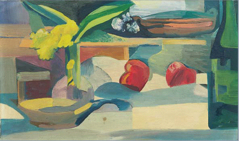 Schubert Ernő: Csendélet két almával, network.hu 
