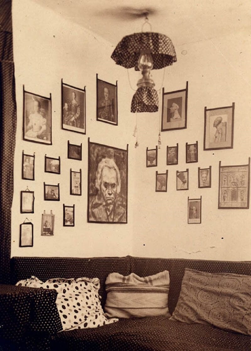 BABITS MIHÁLY ESZTERGOMI HÁZÁNAK EBÉDLÓJE  Országos Széchényi Könyvtár/ Kézirattár: Fond 172/45/9