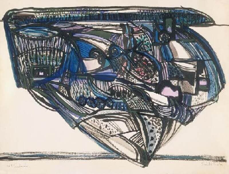 Szántó Piroska: Kompozíció, viragjuditgaleria.hu 