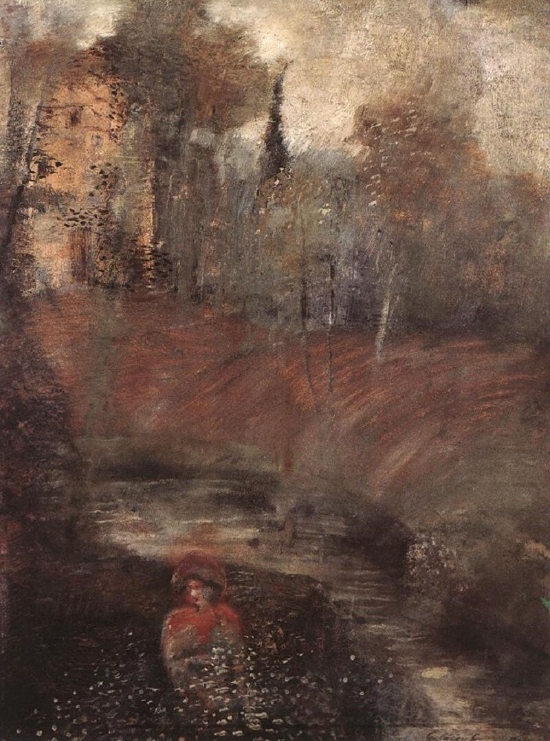 Gulácsy Lajos: Ősi kert 