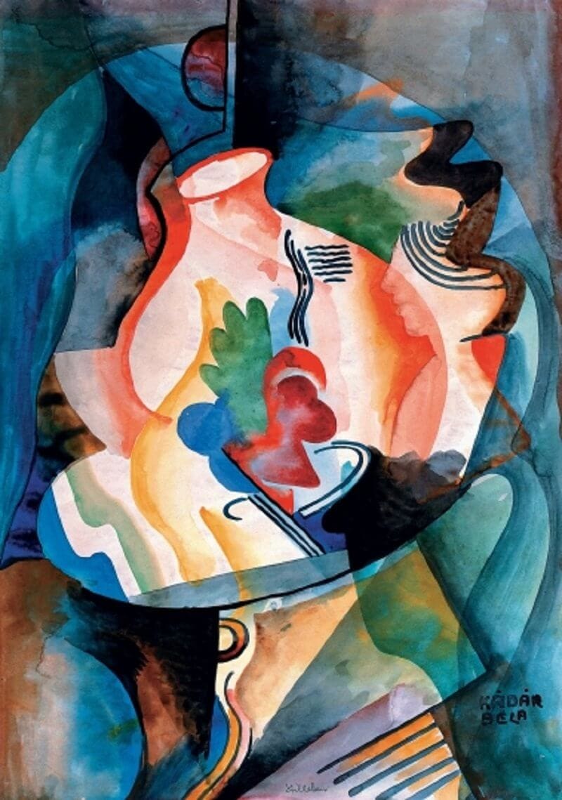 Kádár Béla: Virágcsendélet, viragjuditgaleria.hu 