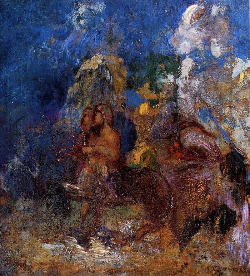 Odilon Redon: Kentaur, wikiart.org 
