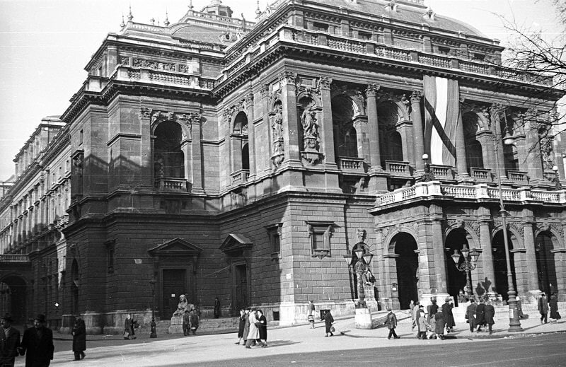 Magyar Állami Operaház, fortepan.hu 