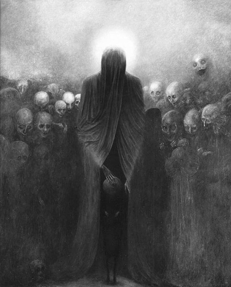 Zdzislaw Beksinski műve, tumblr.com