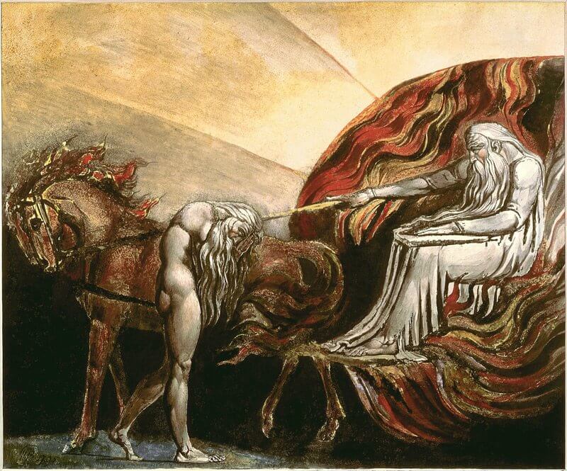William Blake: Isten elítéli Ádámot, wikimedia.org