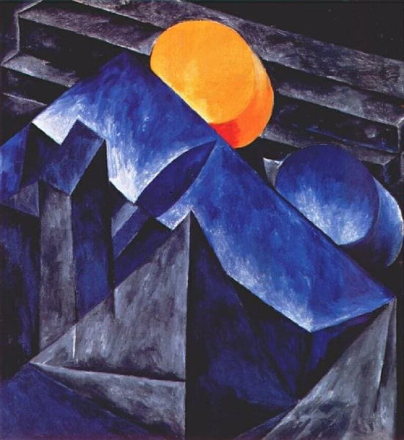 Natalja Goncsarova: Kompozíció, wikiart.org.uk 