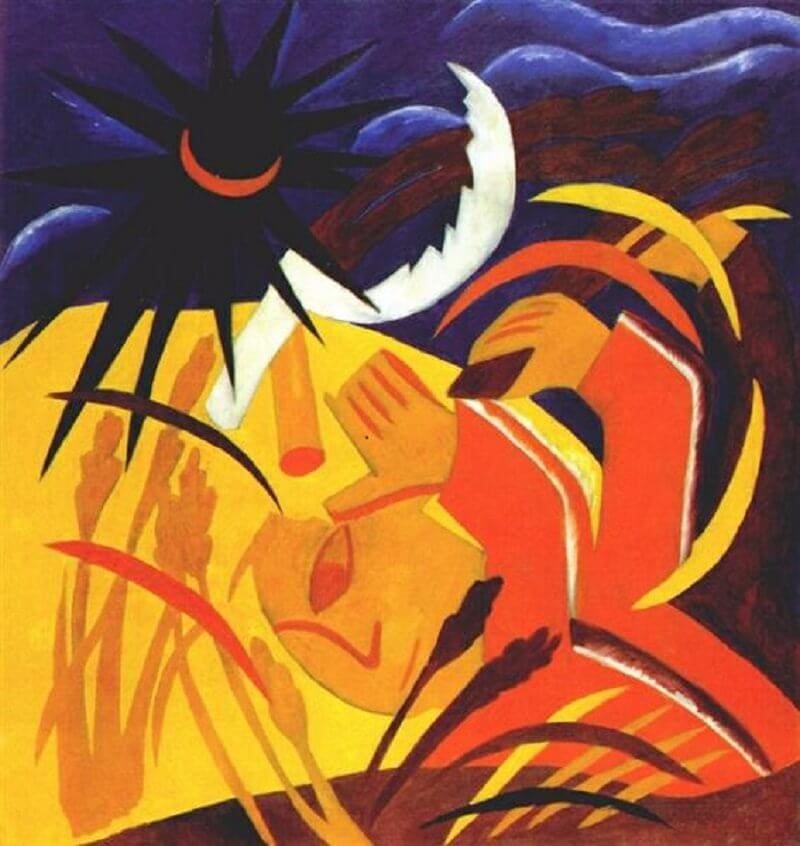 Natalja Goncsarova: Aratás, wikiart.org 