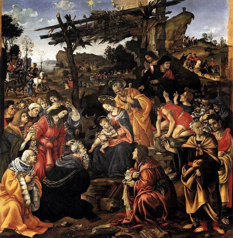 Filippino Lippi: A Háromkirályok imádása