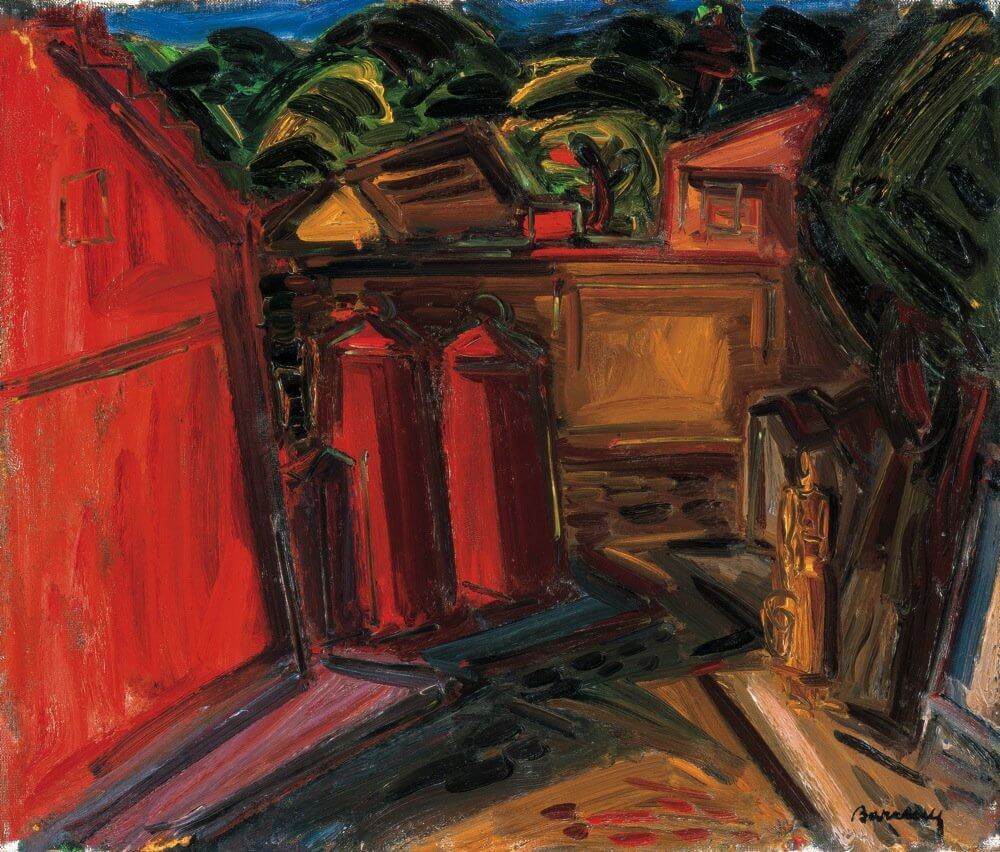 Barcsay Jenő: Lejtős utca