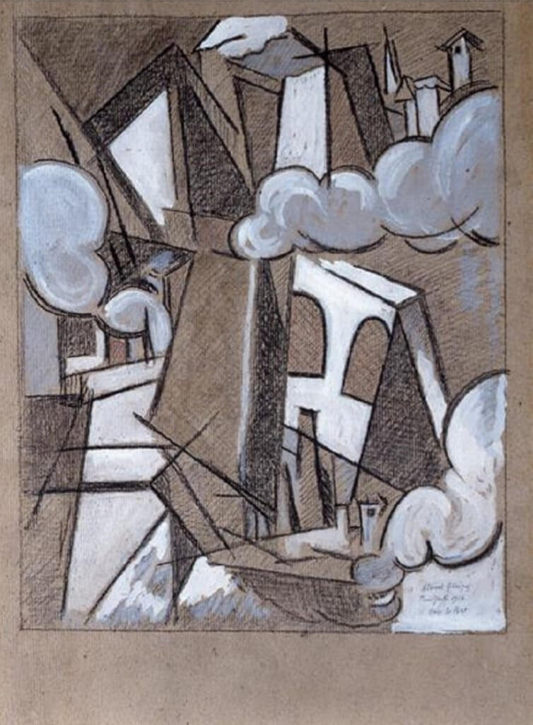 Albert Gleizes: A kikötő felé, wikiart.org 