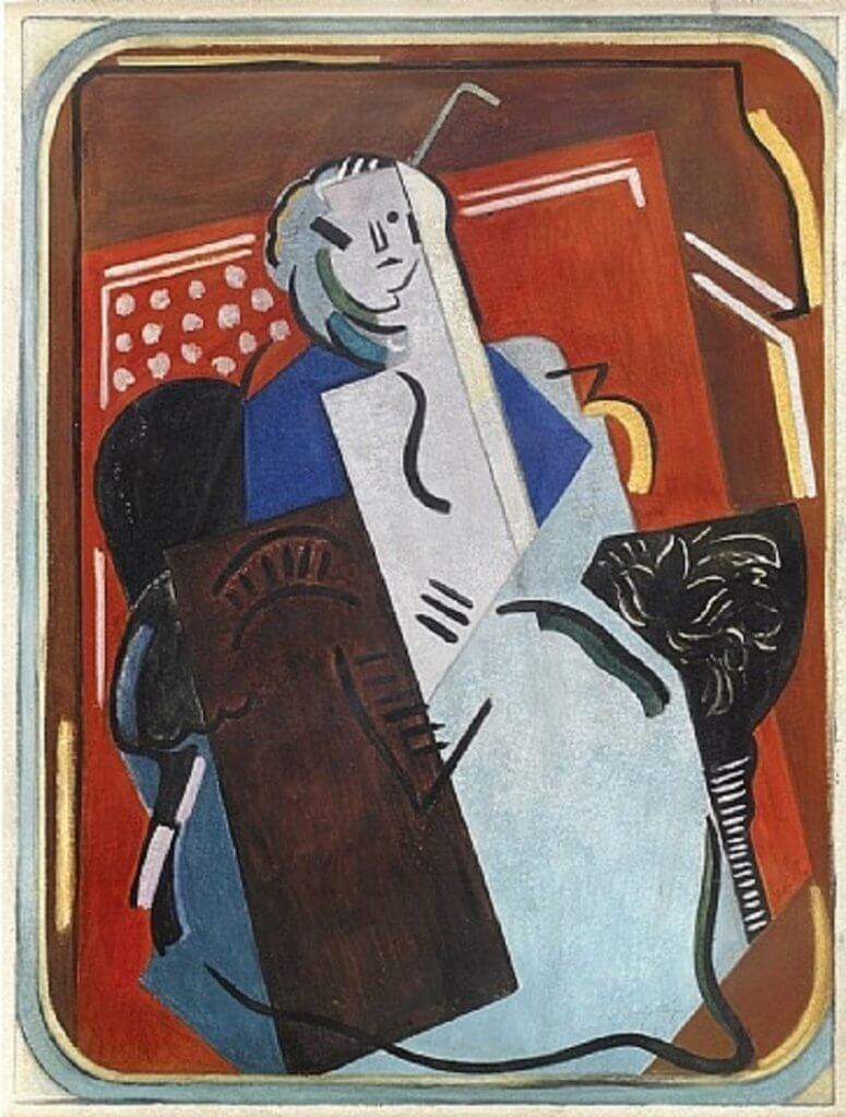 Albert Gleizes: A végzet asszonya, wikiart.org 