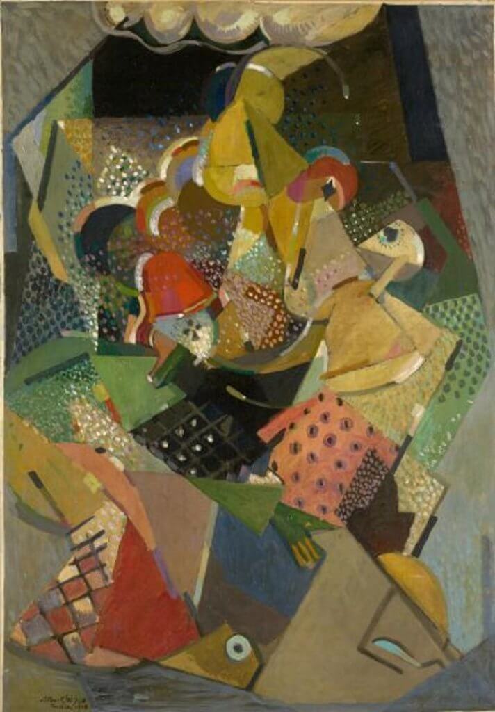 Albert Gleizes: Légtornászok, wikiart.org 