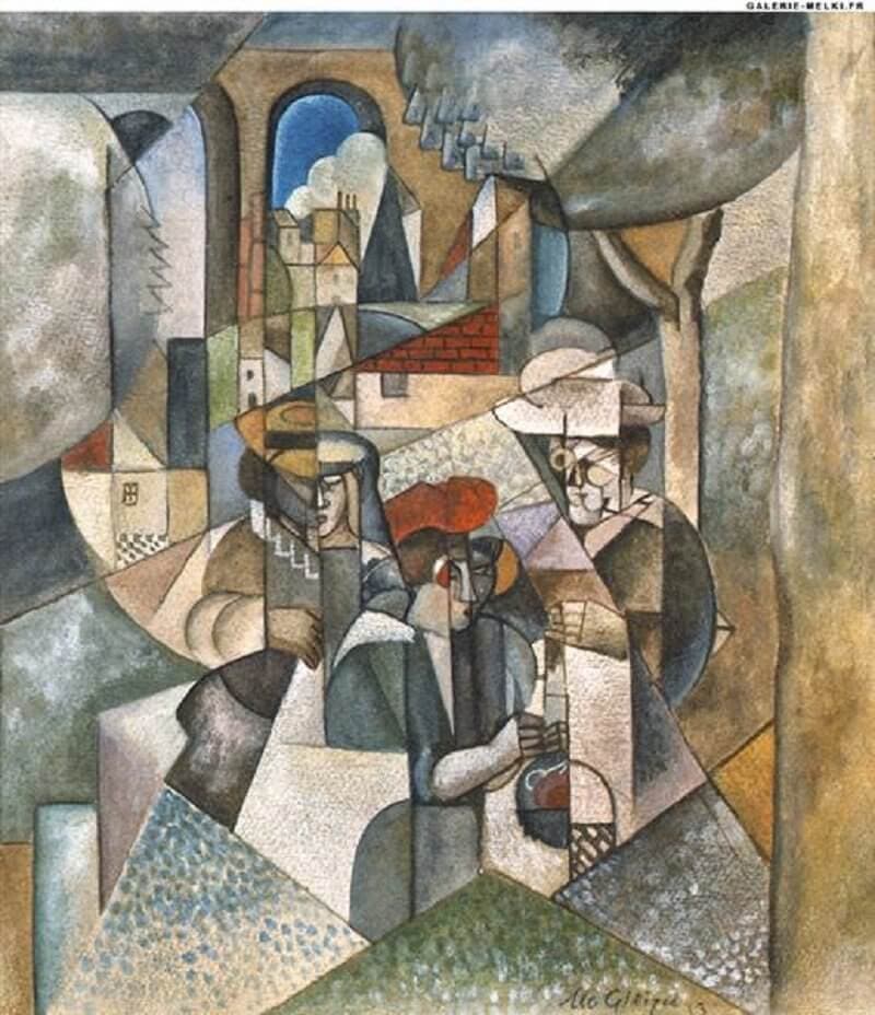 Albert Gleizes: Cím nélkül, wikiart.org 