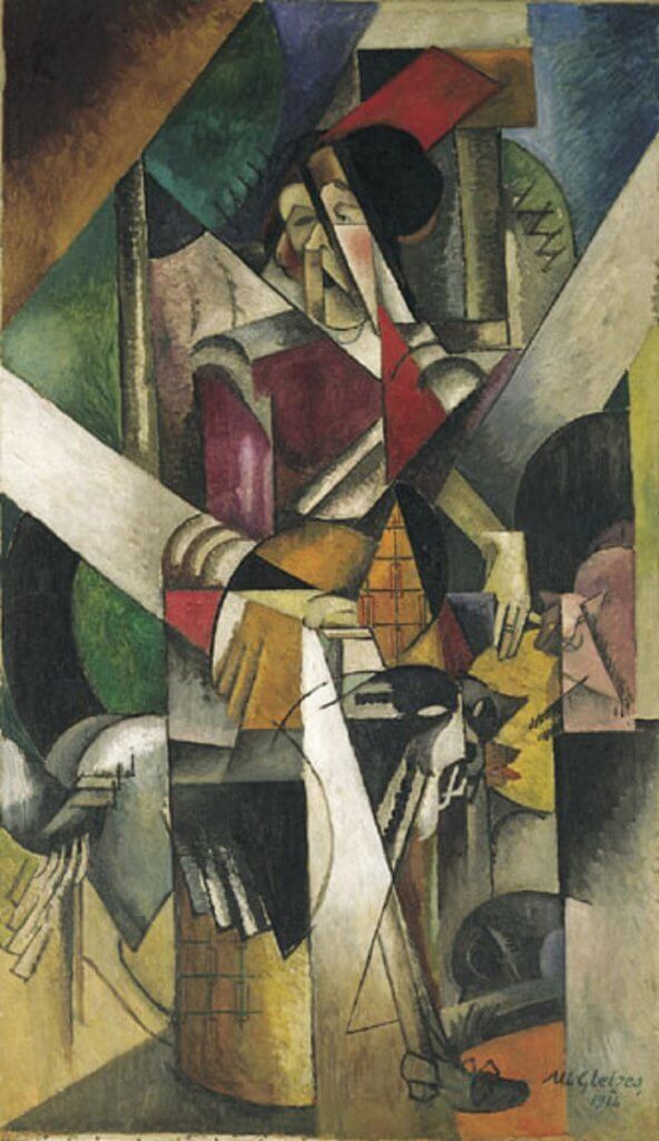 Albert Gleizes: Nő állatokkal, wikiart.org 
