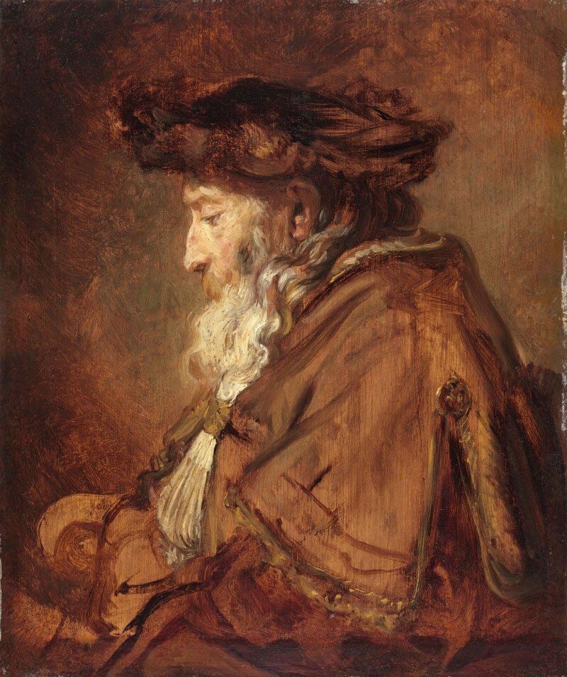 Rembrandt: Egy rabbi portréja
