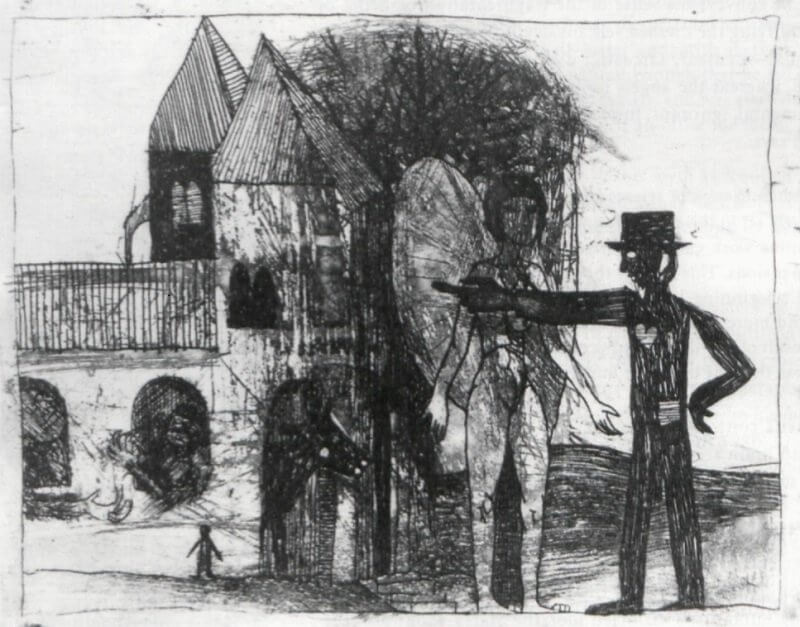 Kondor Béla: Templom, bq.blakearchive.org 