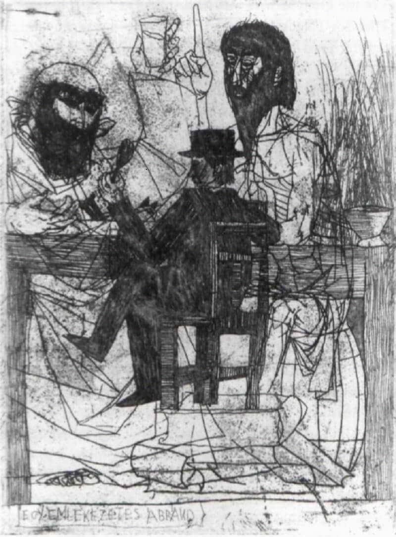 Kondor Béla: Blake prófétákkal vacsorázik, bq.blakearchive.org 