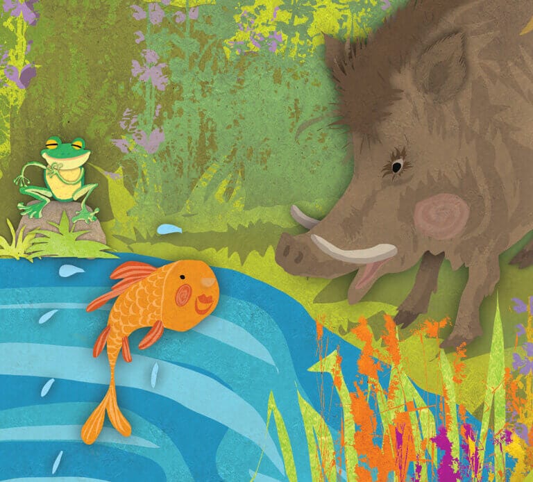 ARANYHAL A KEREKERDŐBEN