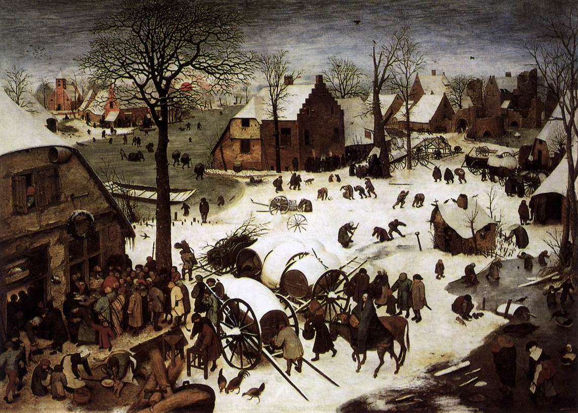pieter bruegel the elder the census at bethlehem wga03379