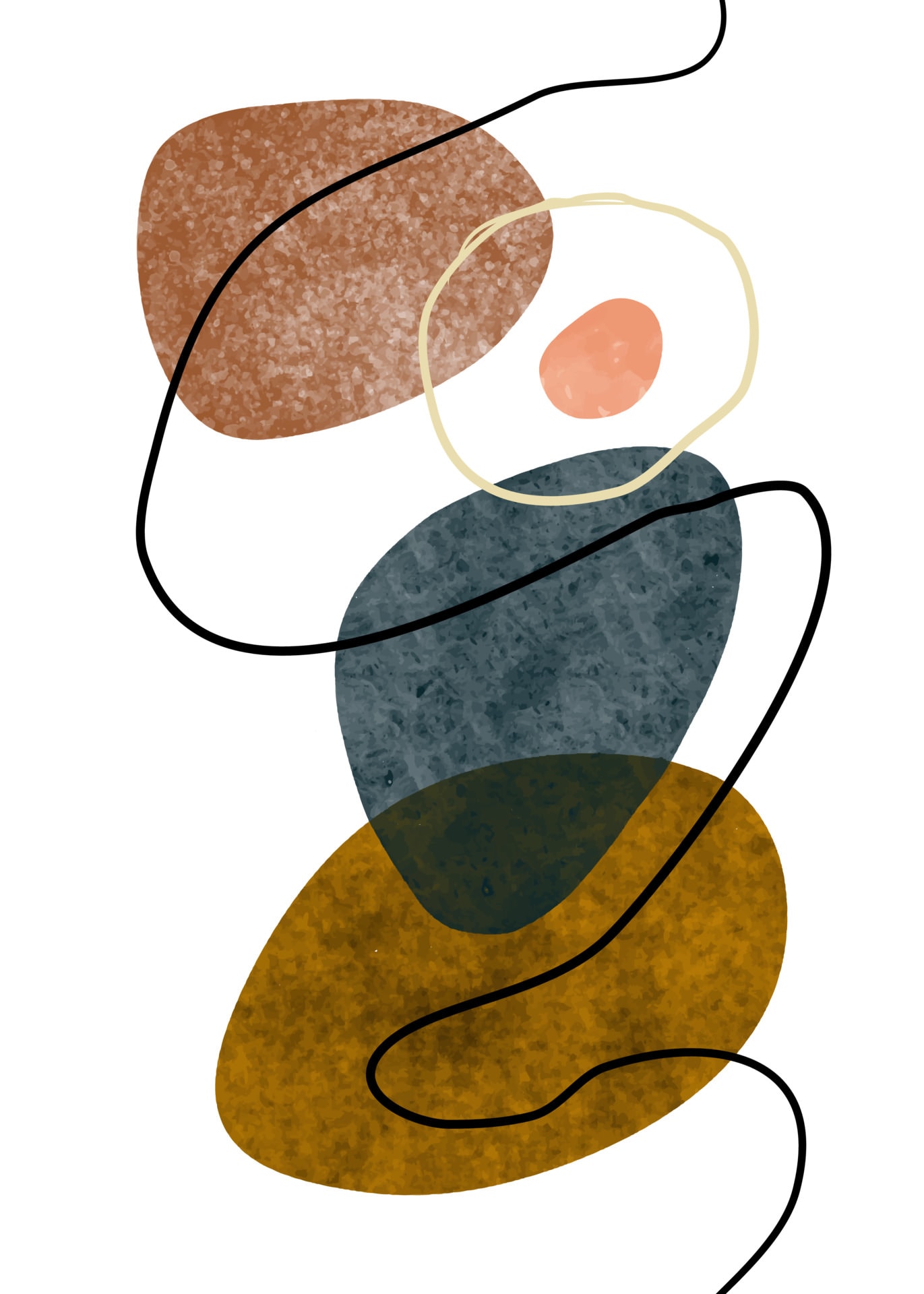 vecteezy creative minimalist hand painted abstract design with