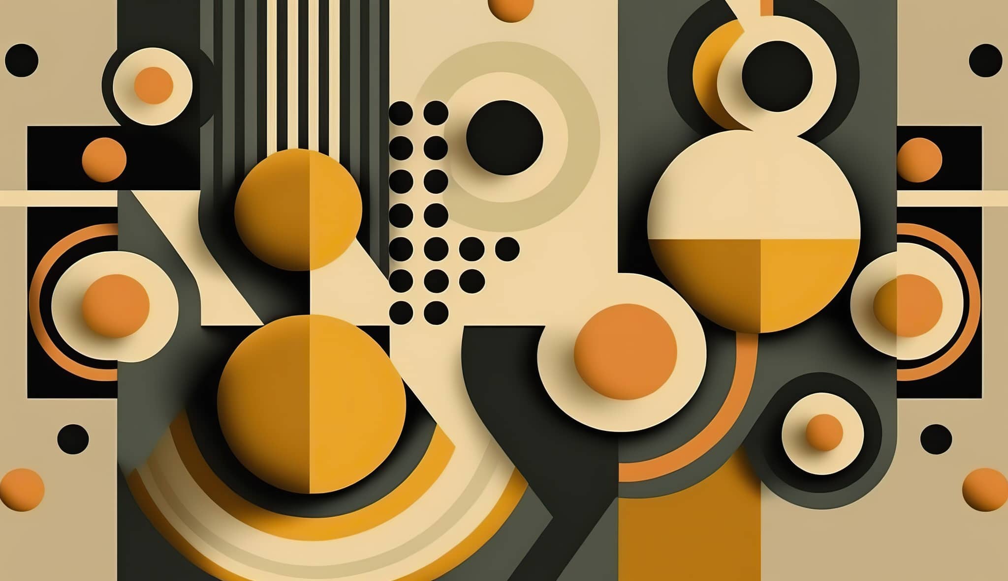 vecteezy ai generated generative ai abstract bauhaus art pattern 22739675