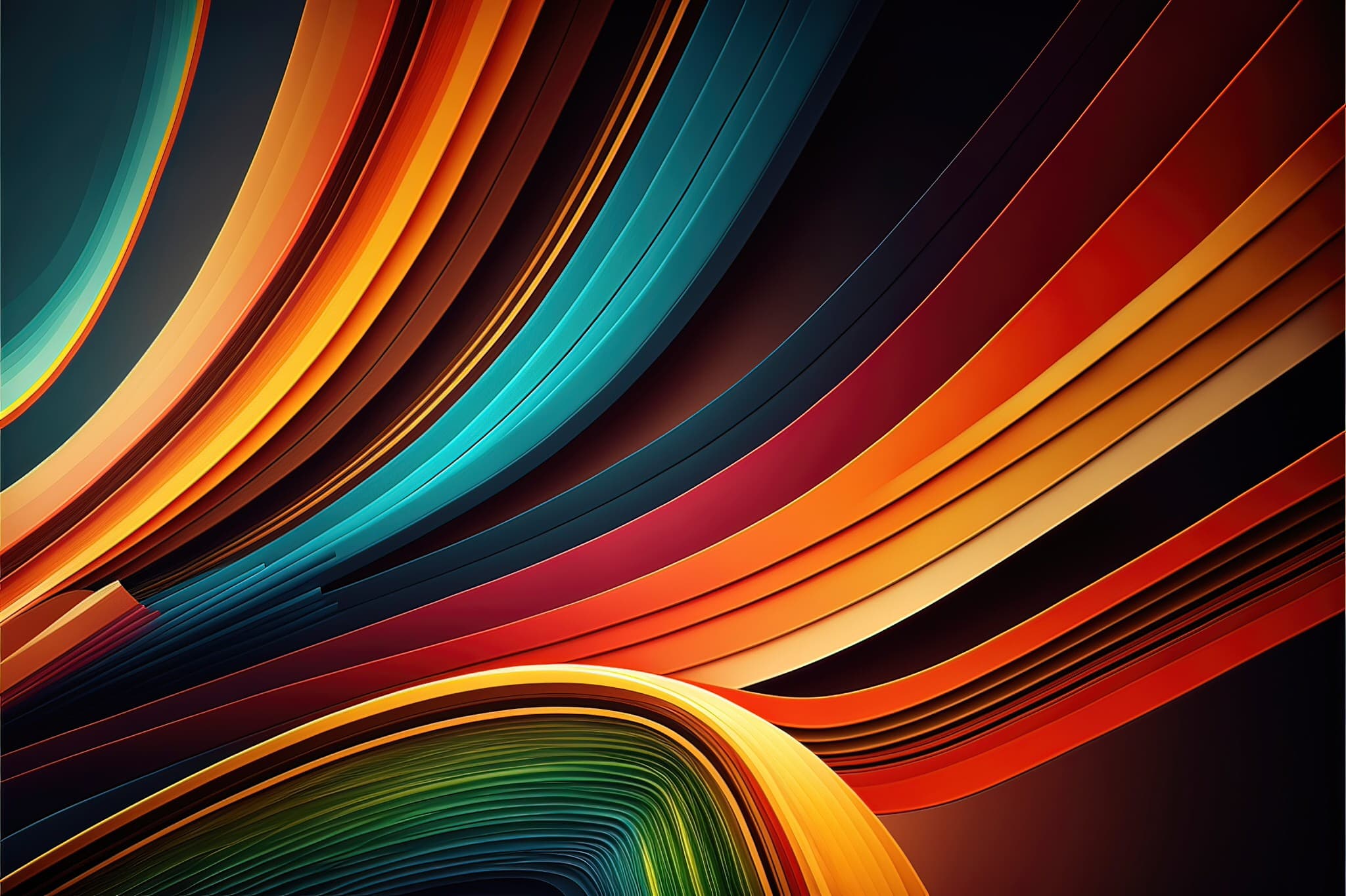 vecteezy ai generated abstract colorful lines and layers stripes 21821701