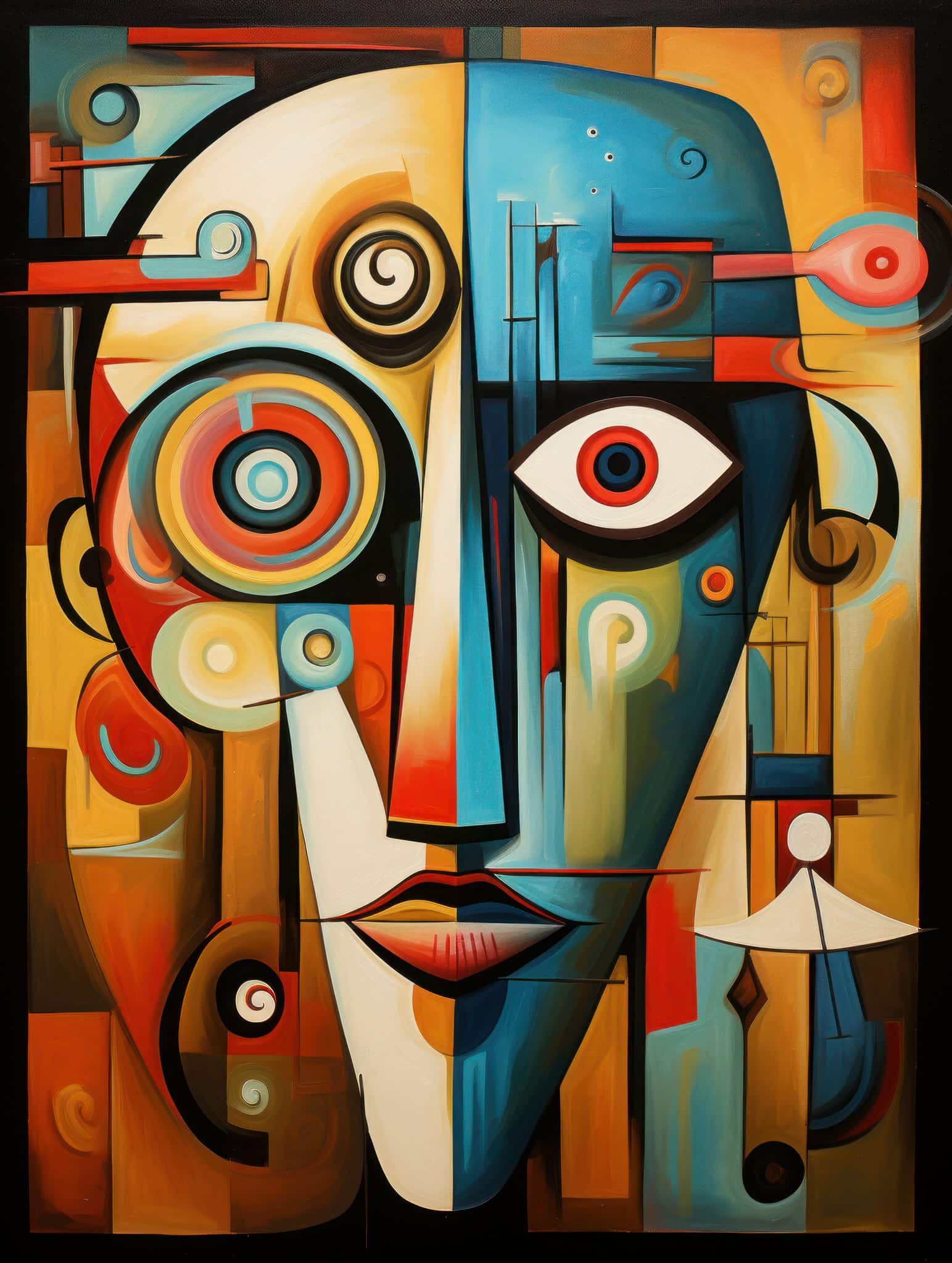 vecteezy abstract cubist artwork with vibrant colors ai generated 29990301