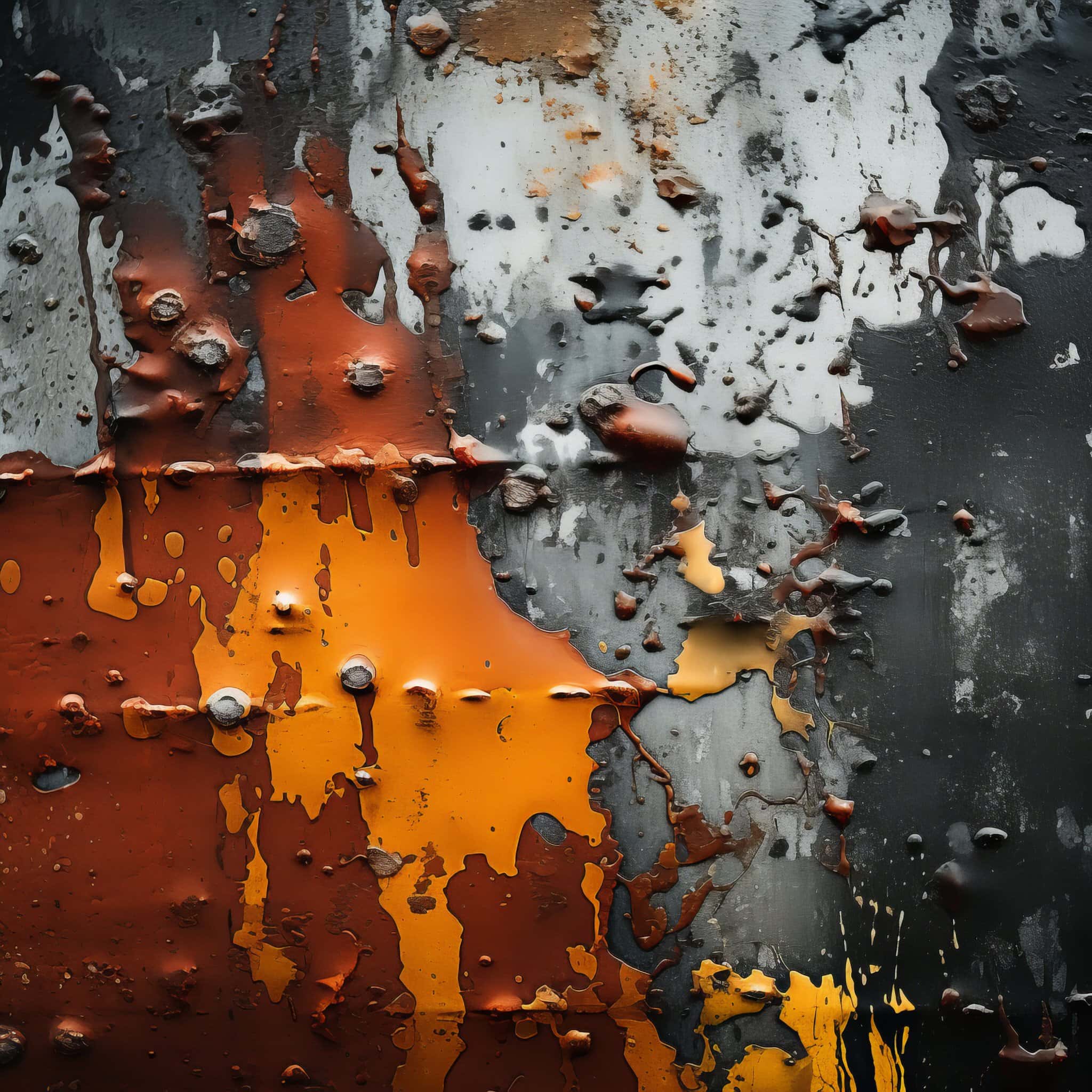 vecteezy rusty metal with paint and rust on it generative ai 32128622
