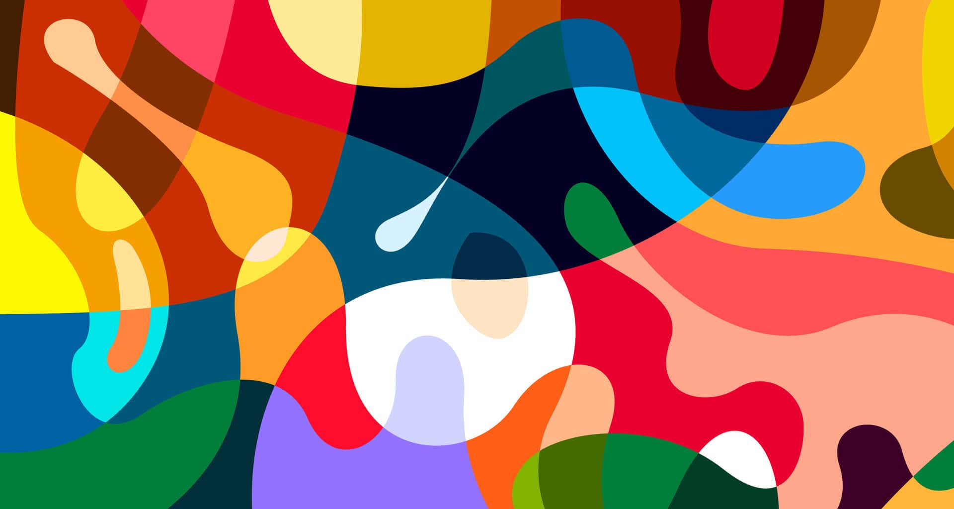 vecteezy colorful abstract geometric and fluid poster background for