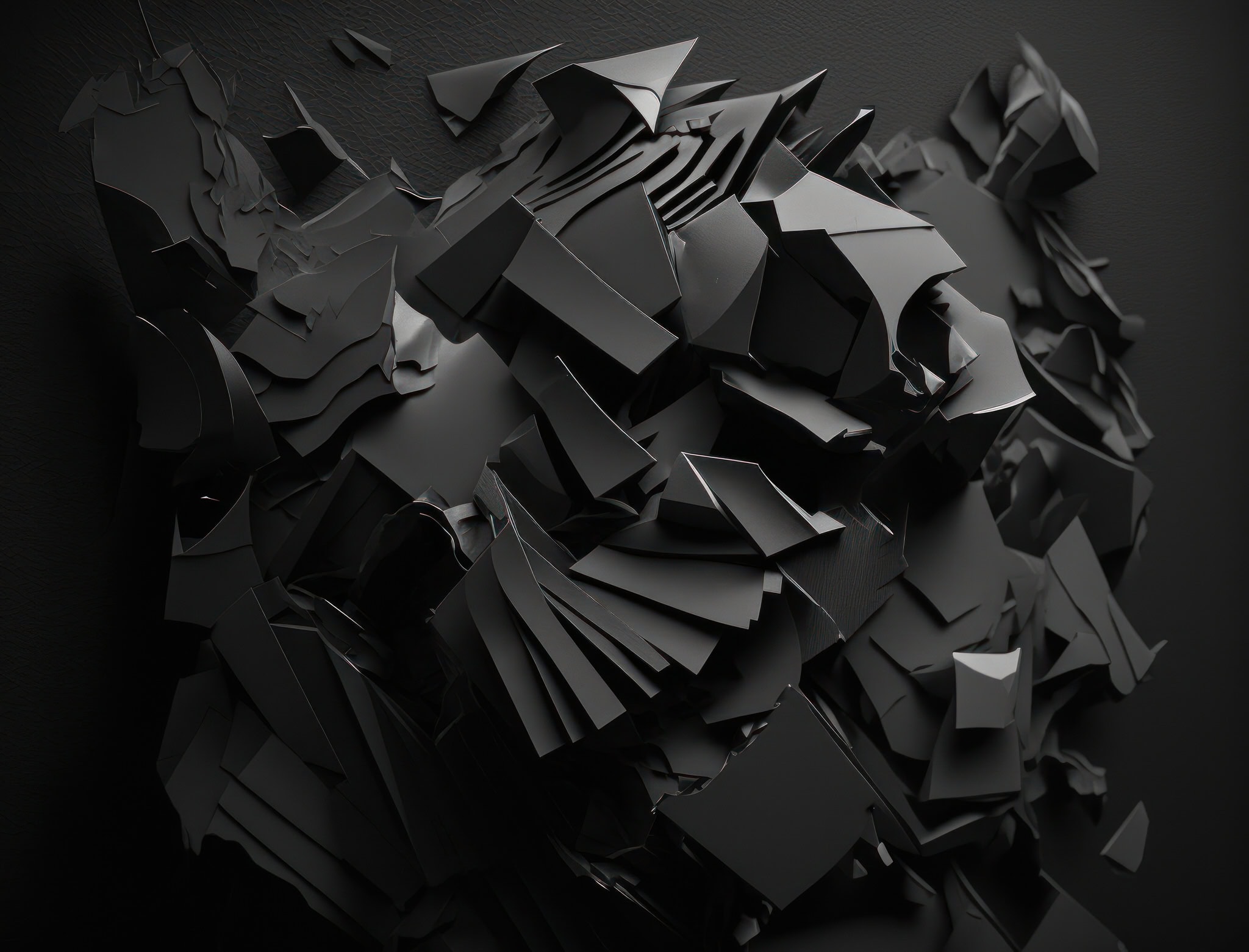 vecteezy abstract dark black various paper shapes background created 22269605