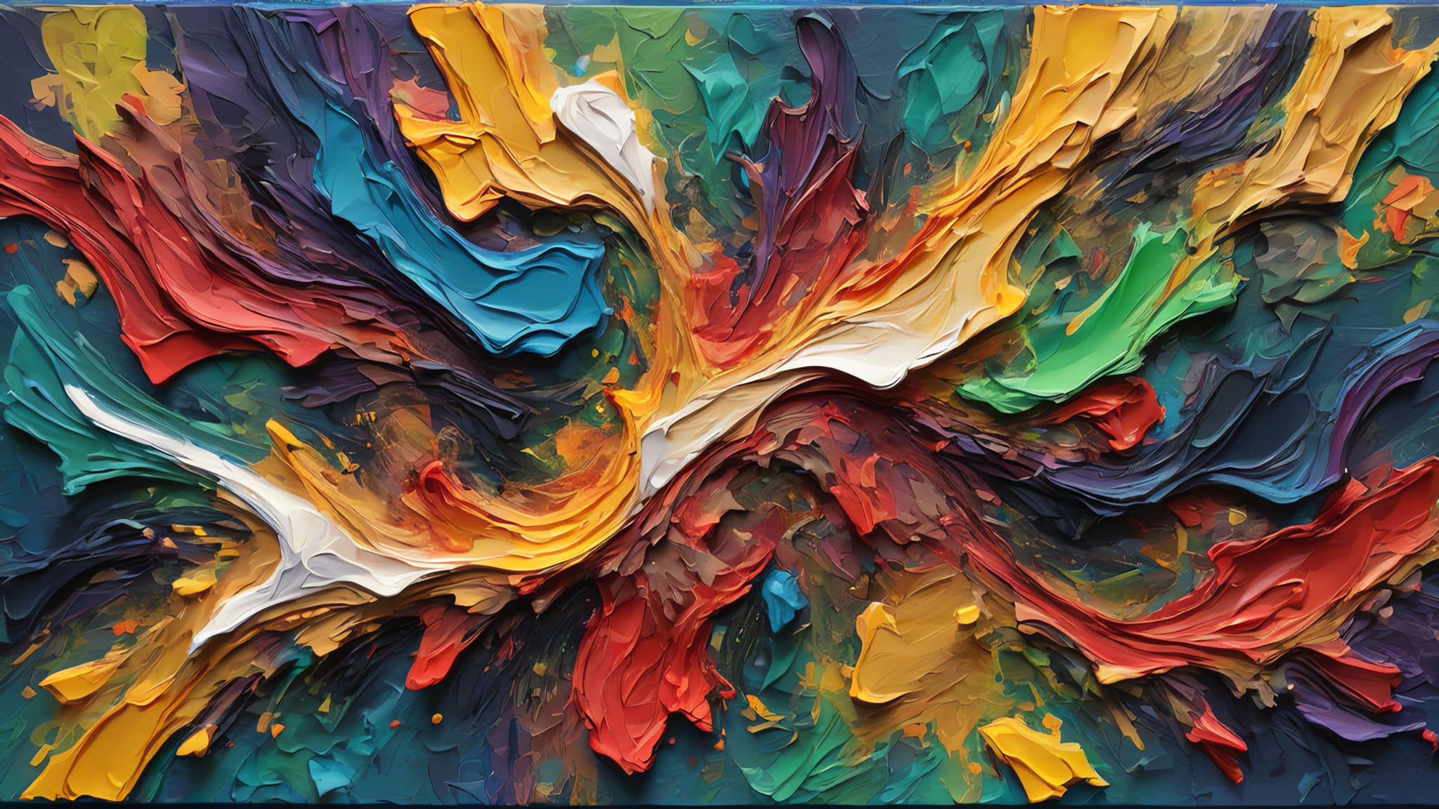 vecteezy abstract painting with colorful paint 46817023