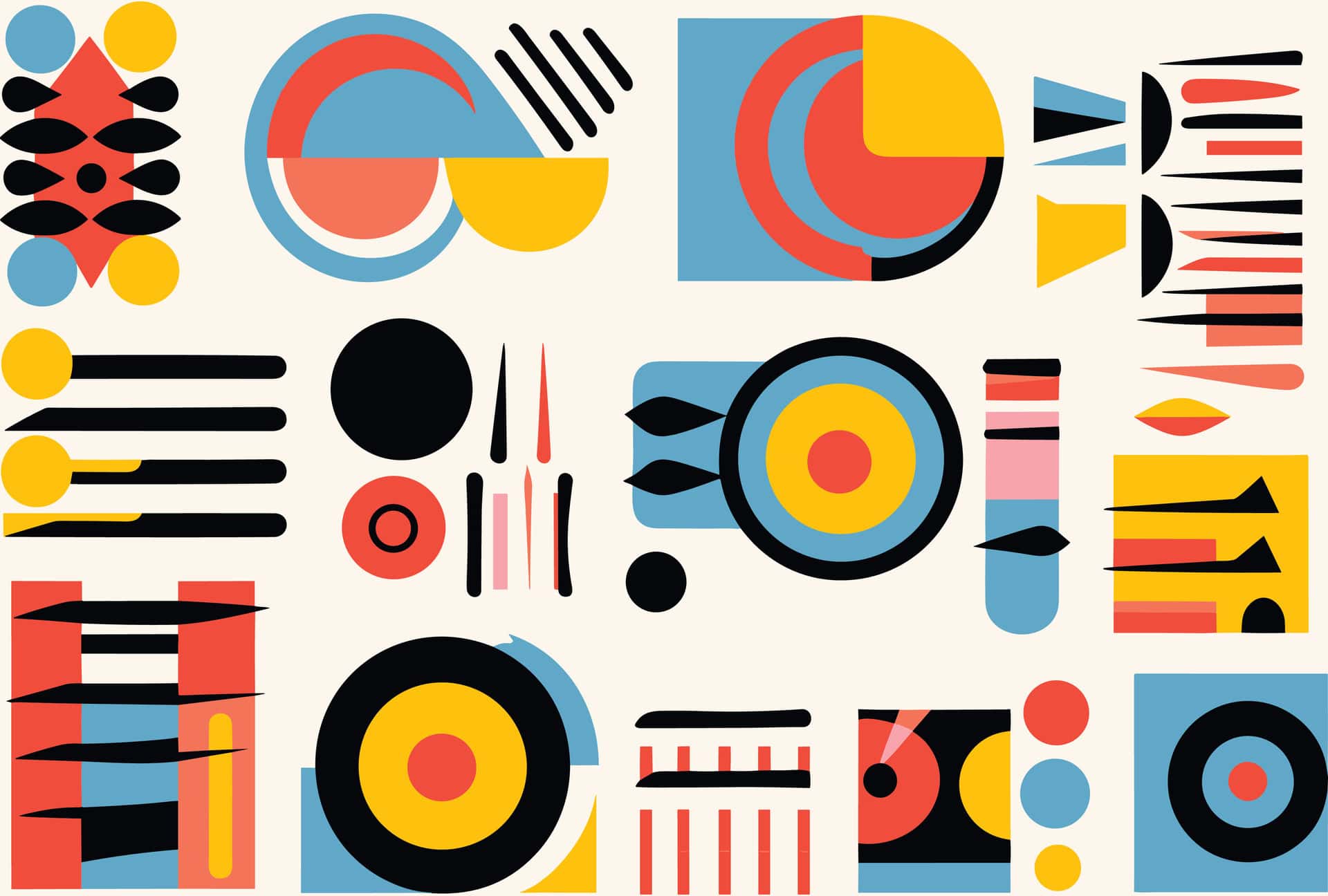 vecteezy abstract geometry vector set with geometric linear shapes 26226528