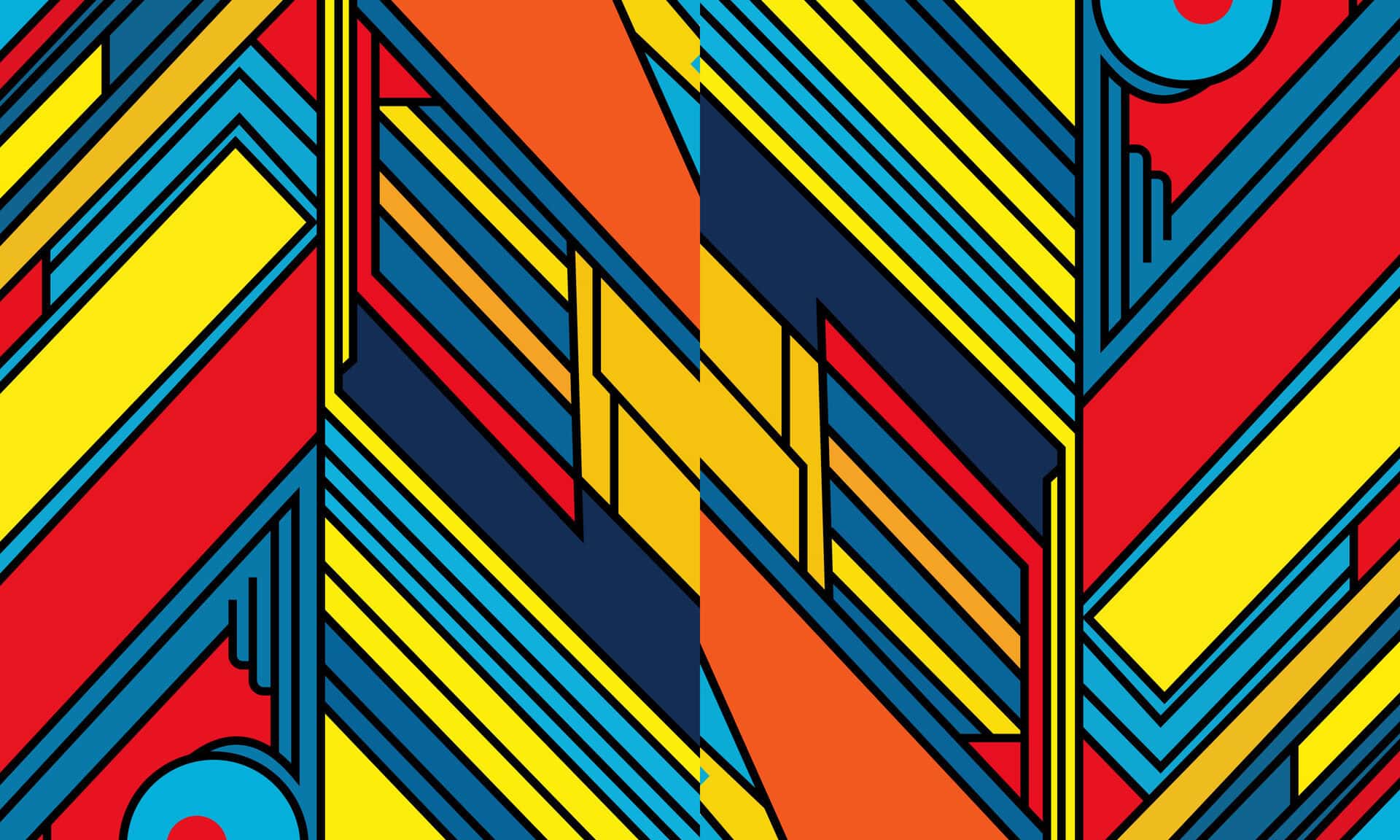 vecteezy a colorful abstract pattern with geometric shapes 55596320
