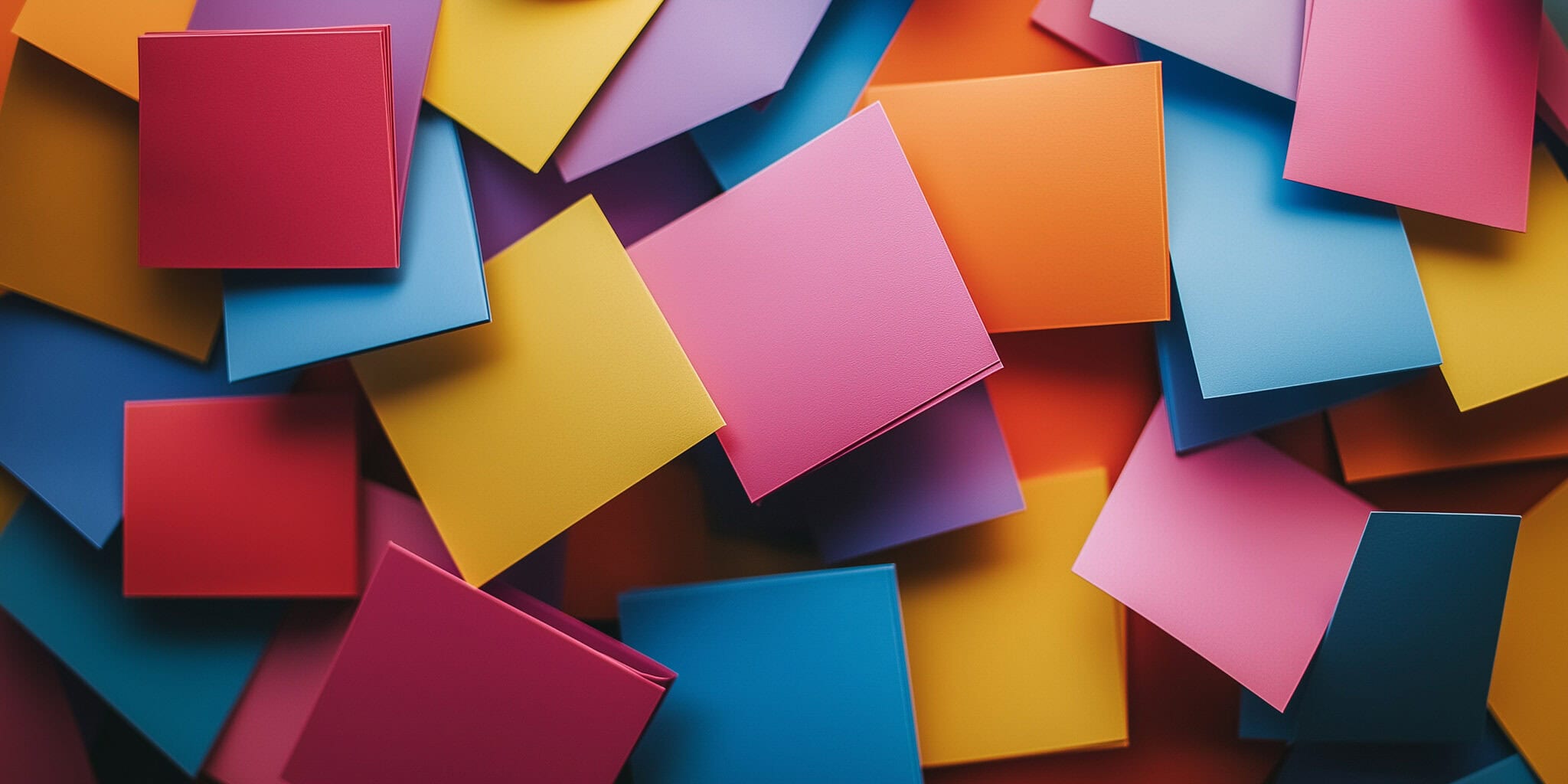 vecteezy colorful paper sheets are arranged in a pile 55782567