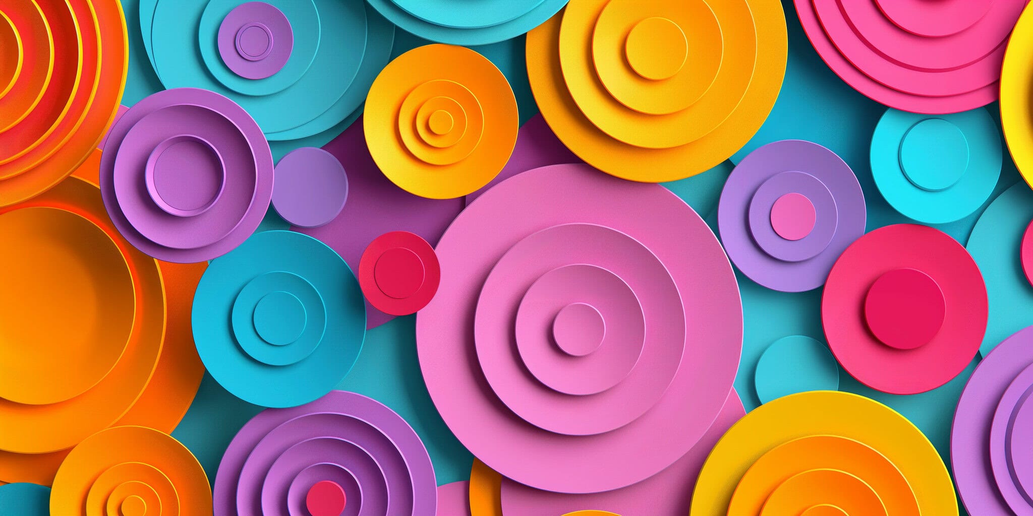 vecteezy vibrant abstract background with colorful layered circular 49021017