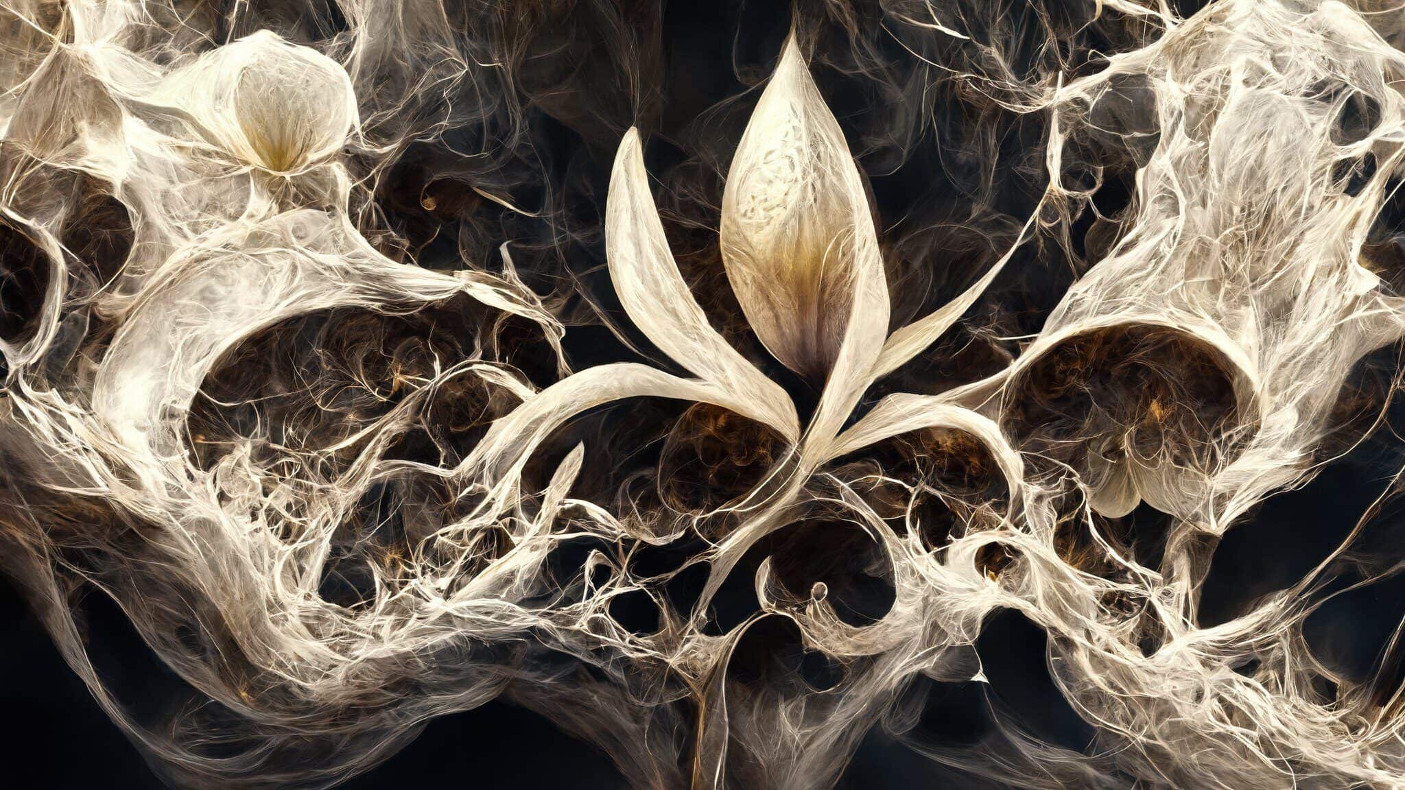 vecteezy abstract orchid in dark colors illustration design 20755913