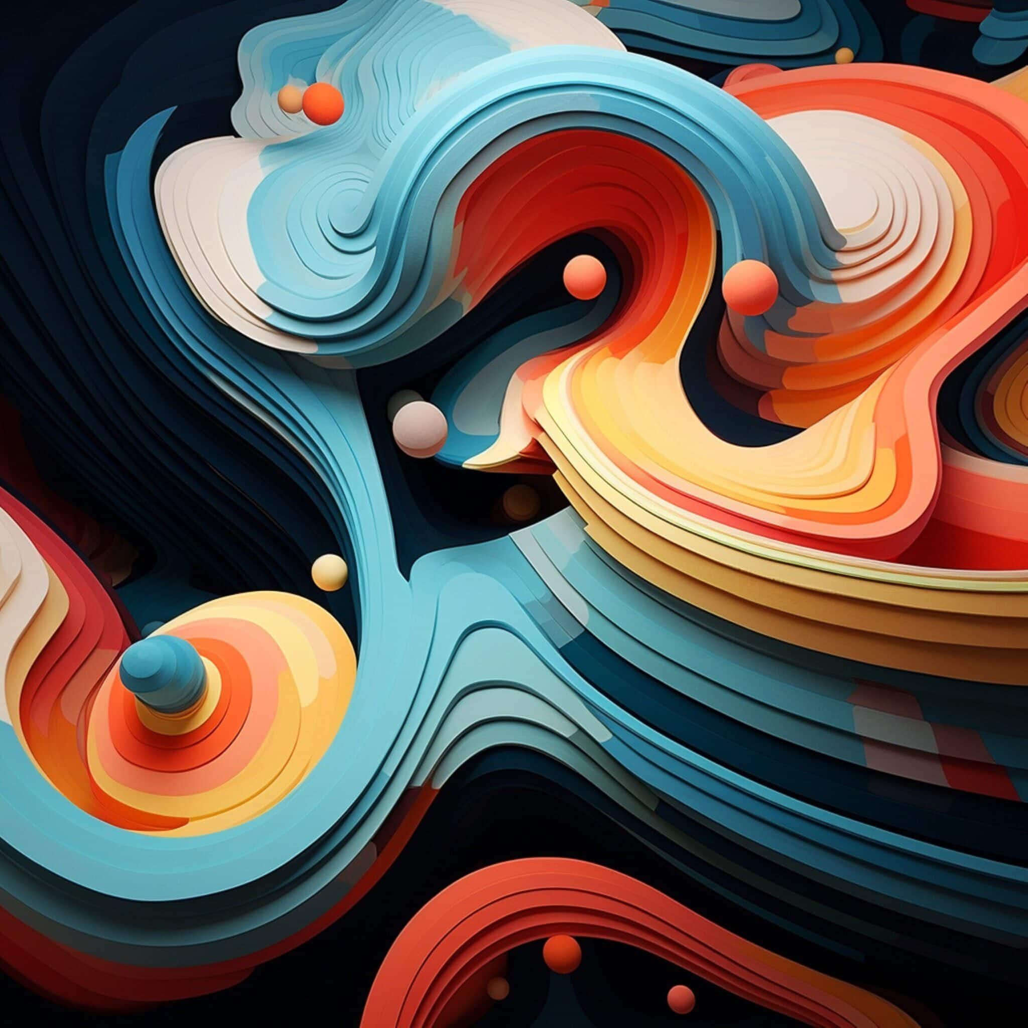 vecteezy abstract shapes morphing and pulsating to an unseen rhythm 30682653