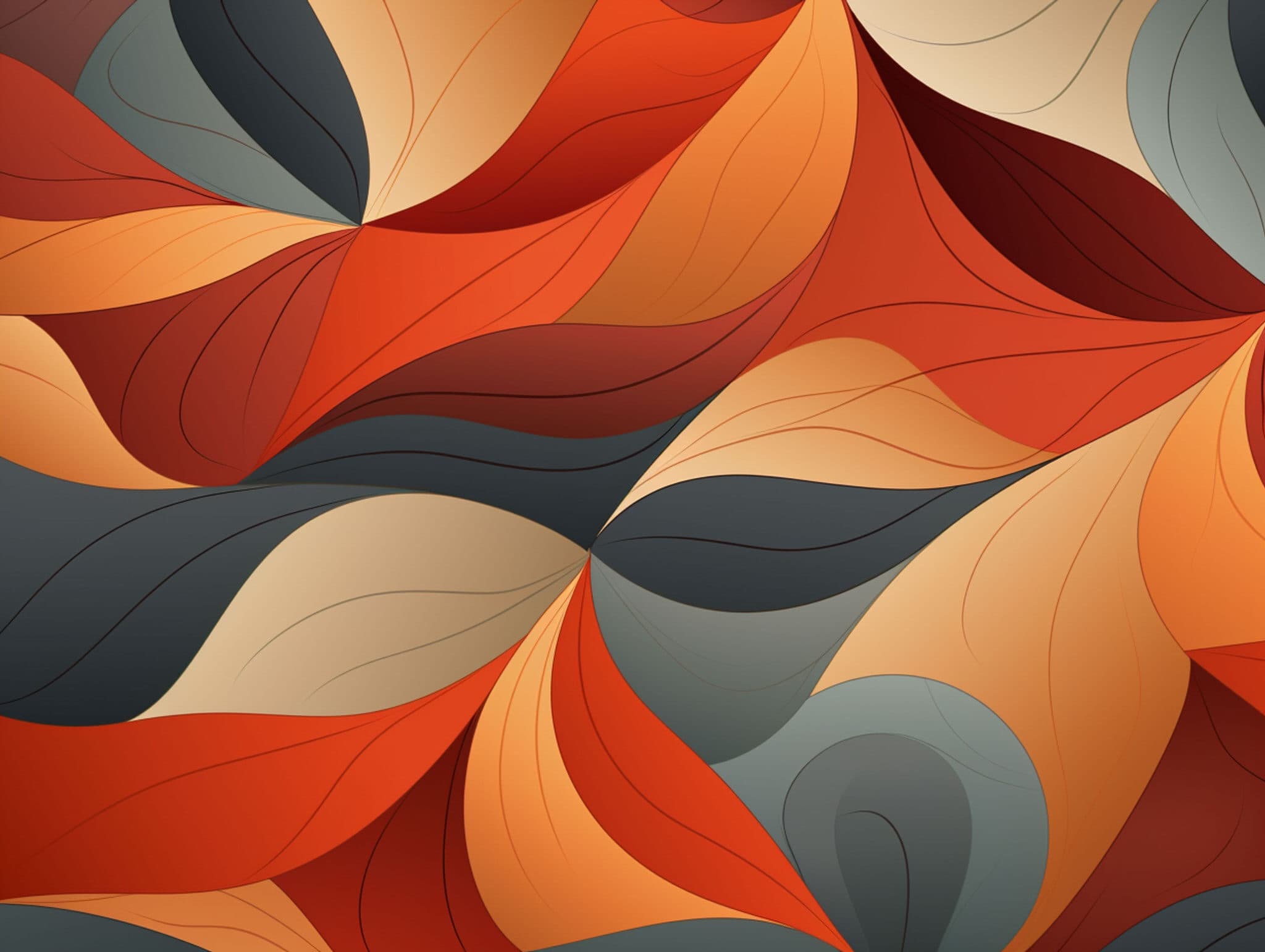 vecteezy colorful wavy background digital art illustration generated ai 29550764